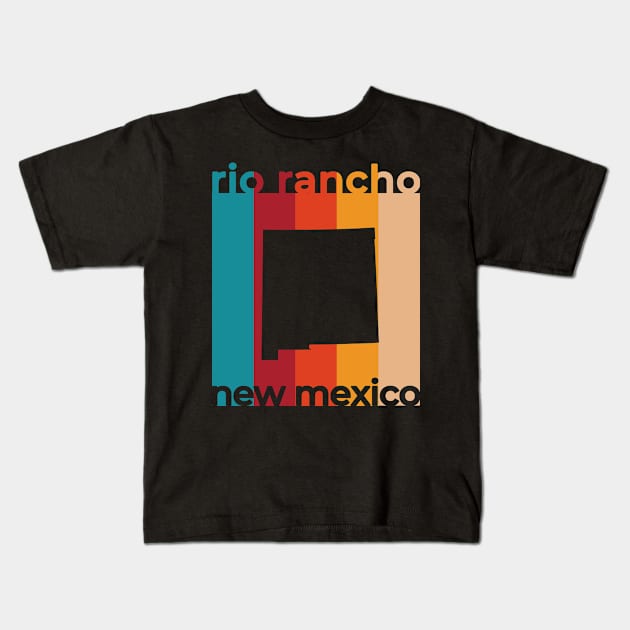 Rio Rancho New Mexico Retro Kids T-Shirt by easytees